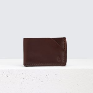 Brown Horween Leather Card Holder / Chromexcel Slim
