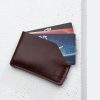 Brown Horween Leather Card Holder / Chromexcel Slim