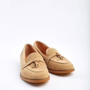 Women S Suede Slip On Loafers Classic Leather